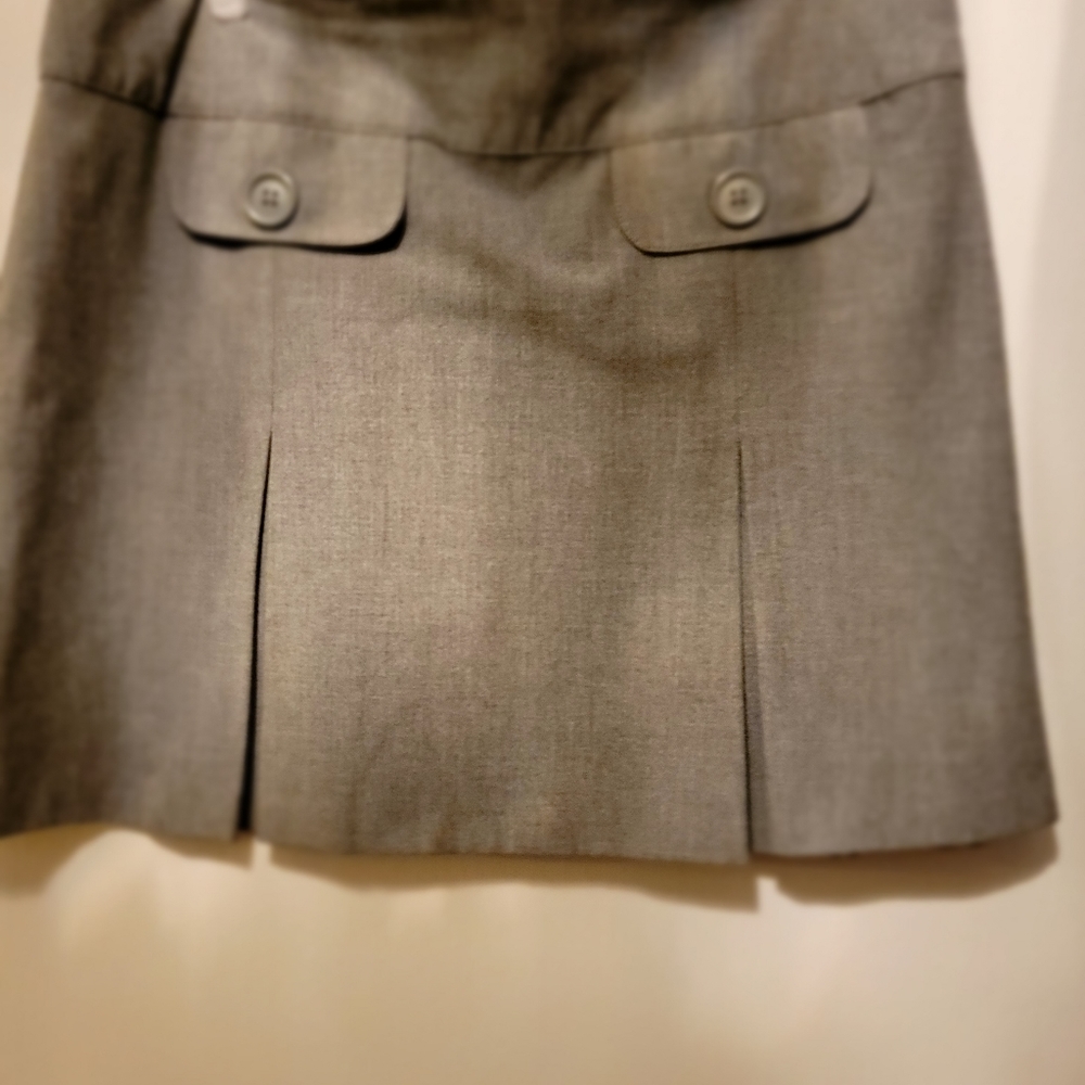 OLD NAVY Mini Skirt with Pleats, Size: S( low-waist), Color: Grey.